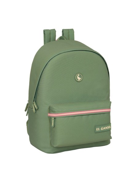 MOCHILA DOBLE PARA PORTATIL 15,6"+USB EL GANSO BASICS "VERDE" MOCHILA DOBLE PARA PORTATIL 15,6"+USB EL GANSO BASICS "VERDE"