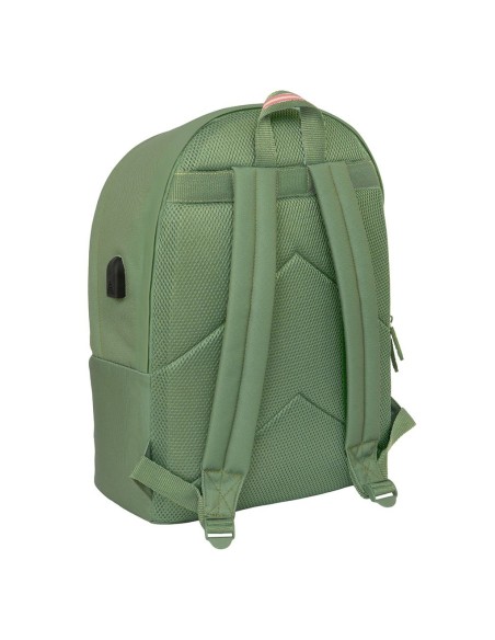 MOCHILA DOBLE PARA PORTATIL 15,6"+USB EL GANSO BASICS "VERDE" MOCHILA DOBLE PARA PORTATIL 15,6"+USB EL GANSO BASICS "VERDE"