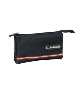 PORTATODO TRIPLE EL GANSO BASICS "NEGRO"