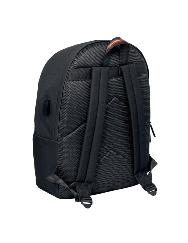 MOCHILA DOBLE PARA PORTATIL 15,6"+USB EL GANSO BASICS "NEGRO"