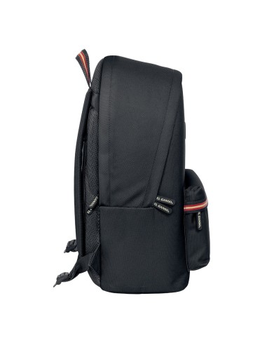 MOCHILA DOBLE PARA PORTATIL 15,6"+USB EL GANSO BASICS "NEGRO"