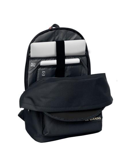 MOCHILA DOBLE PARA PORTATIL 15,6"+USB EL GANSO BASICS "NEGRO" MOCHILA DOBLE PARA PORTATIL 15,6"+USB EL GANSO BASICS "NEGRO"
