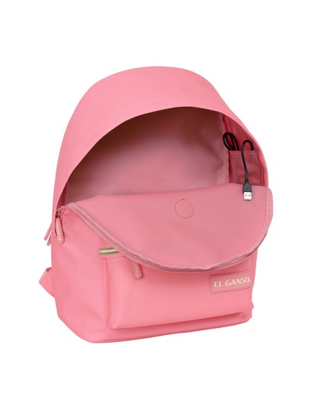 MOCHILA DOBLE PARA PORTATIL 15,6"+USB EL GANSO BASICS "MARSALA" MOCHILA DOBLE PARA PORTATIL 15,6"+USB EL GANSO BASICS "MARSALA"