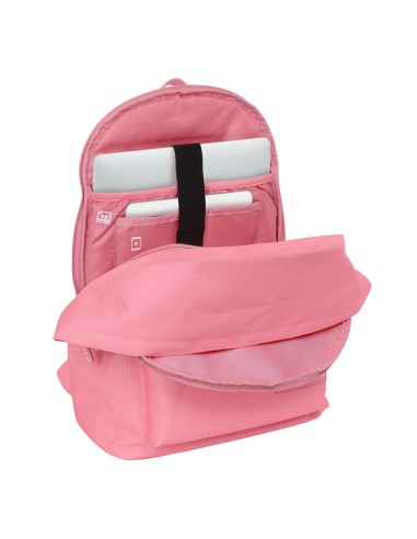 MOCHILA DOBLE PARA PORTATIL 15,6"+USB EL GANSO BASICS "MARSALA"