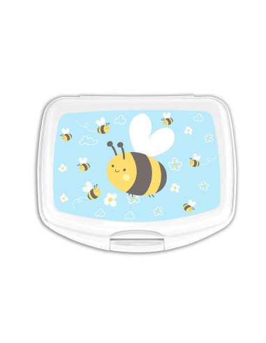 SANDWICHERA RECTANGULAR SAFTA PREESCOLAR "ABEJA"