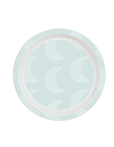 SET DE PLATOS Y CUBIERTOS SAFTA PREESCOLAR "LUNA"