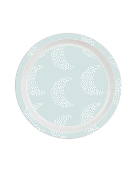 SET DE PLATOS Y CUBIERTOS SAFTA PREESCOLAR "LUNA"