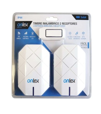 TIMBRE INALÁMBRICO ONLEX 2 RECEPTORES