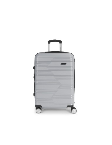 Maleta Trolley Mediano Gabol Uyiko Plata | Comprar Maleta Trolley M...