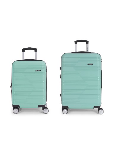 Set 2 Maletas C22-M  Gabol Uyiko Verde Menta