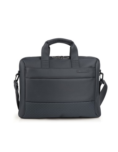Pack Maletín + Mochila Portatil 15,6" Gabol Tide Gris Moc...