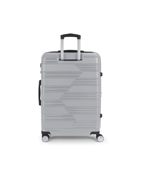 Maleta Trolley Grande Gabol Uyiko Plata | Comprar Maleta Trolley Gr...