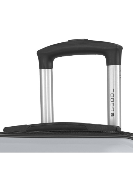 Maleta Trolley Grande Gabol Uyiko Plata | Comprar Maleta Trolley Gr...
