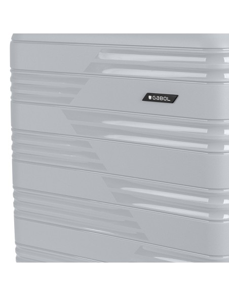 Maleta Trolley Grande Gabol Uyiko Plata | Comprar Maleta Trolley Gr...