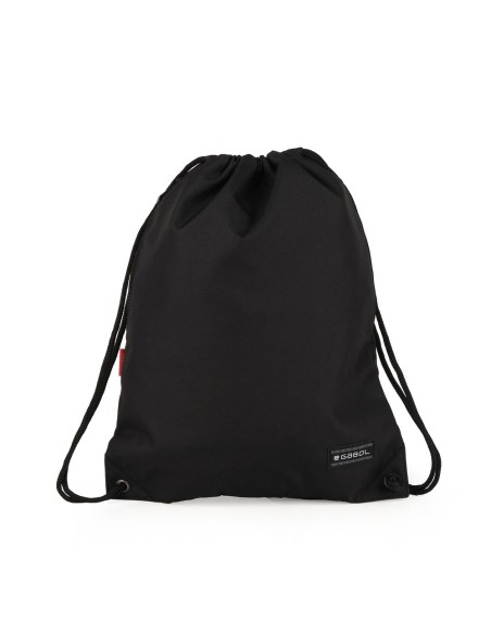 Saco GymSack Gabol Basic Negro Mochilas Saco Gym | Fraber