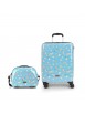 Set Trolley Cabina ABS + Neceser Gabol Mrwonderful Happy