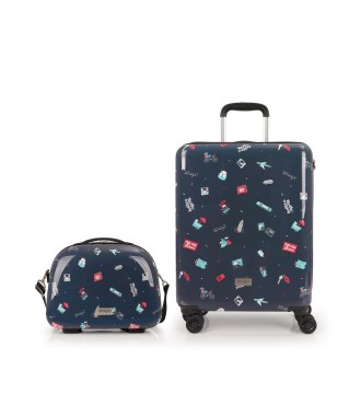 Set Trolley Cabina ABS + Neceser Gabol Mrwonderful Plans | Comprar ...
