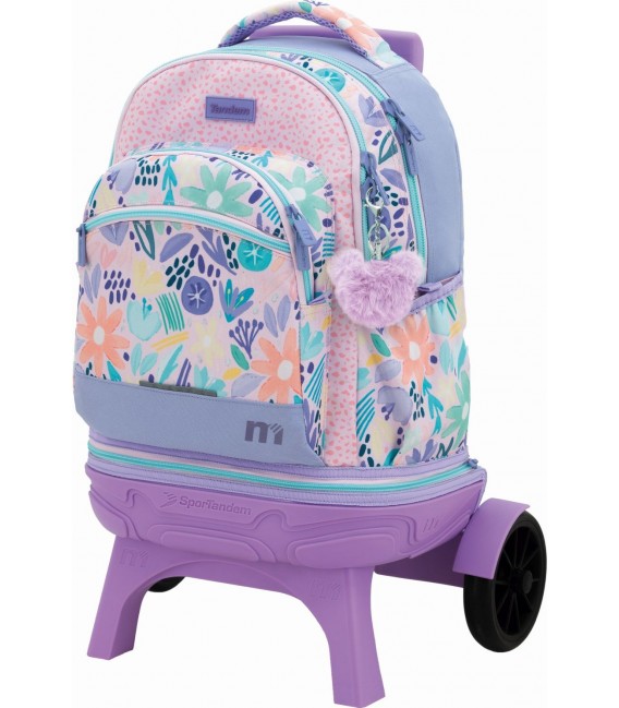 Mochila Carro Fijo Compact Desmontable Ruedas Grandes Tandem Aquarelle