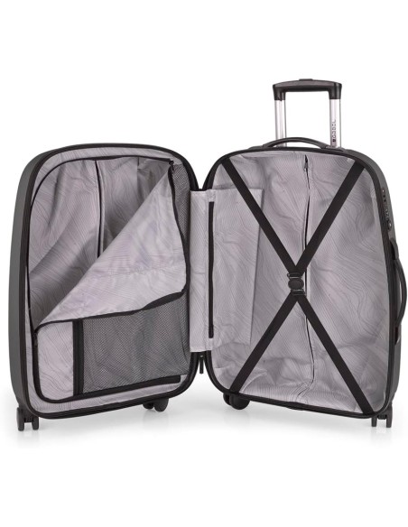 Maleta Trolley Mediana Gabol Paradise Xp Gris Maletas Med...
