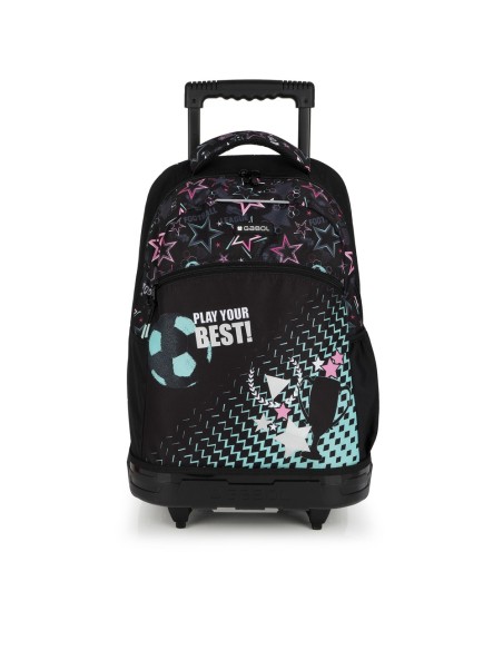 Mochila 2 Ruedas Carro Fijo Gabol Stellar Mochilas con ru...