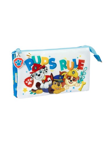 PORTATODO TRIPLE PAW PATROL "PUPS RULE" | Comprar PORTATODO TRIPLE ...