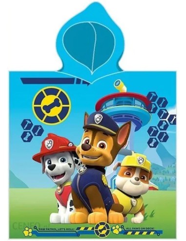 PONCHO DE MICROFIBRA PAW PATROL "FUNDAY"