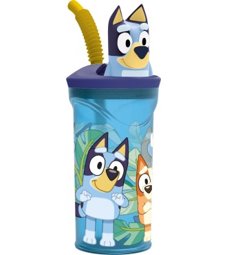 VASO FIGURITA 3D 360ML BLUEY | Comprar VASO FIGURITA 3D 360ML BLUEY...