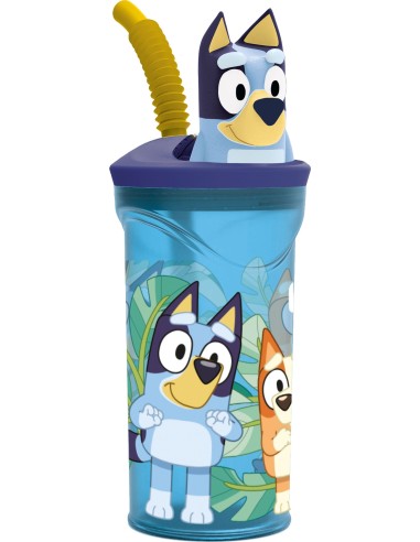 VASO FIGURITA 3D 360ML BLUEY | Comprar VASO FIGURITA 3D 360ML BLUEY...