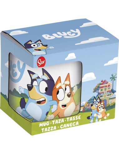 TAZA CERÁMICA 325ml EN CAJA REGALO BLUEY WALK | Comprar TAZA CERÁMI...