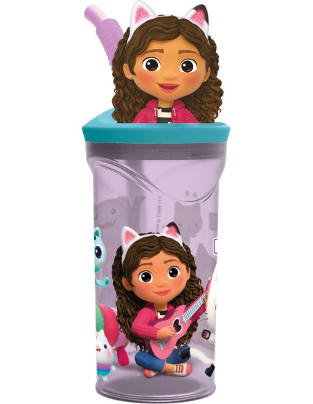 VASO FIGURITA 3D 360ML GABBY'S DOLLHOUSE "PARTY" | Comprar VASO FIG...