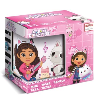 TAZA CERÁMICA 325ml EN CAJA REGALO GABBY'S DOLLHOUSE "PARTY" | Comp...