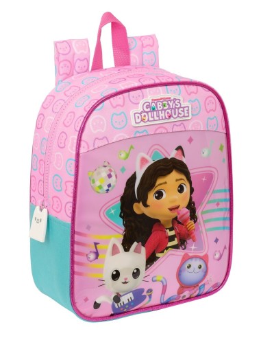 MOCHILA GUARDERIA ADAPT.CARRO GABBY'S DOLLHOUSE "PARTY" | Comprar M...