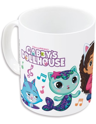 TAZA CERÁMICA 325ml EN CAJA REGALO GABBY'S DOLLHOUSE "PARTY" | Comp...