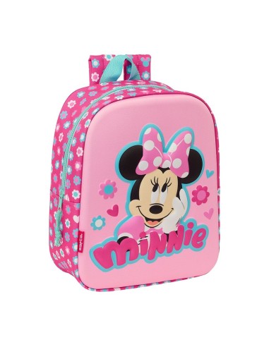 MOCHILA GUARDERIA 3D BOLSILLO RED MINNIE MOUSE
