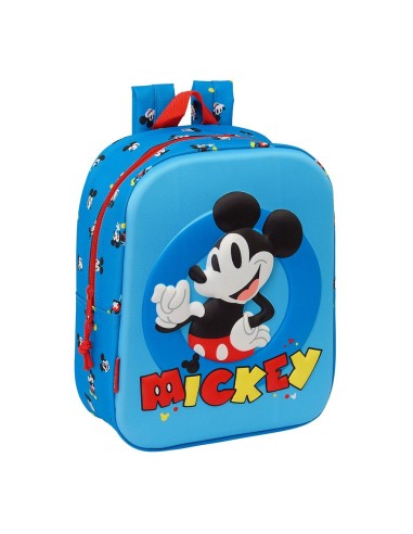 MOCHILA GUARDERIA 3D BOLSILLO RED MICKEY MOUSE