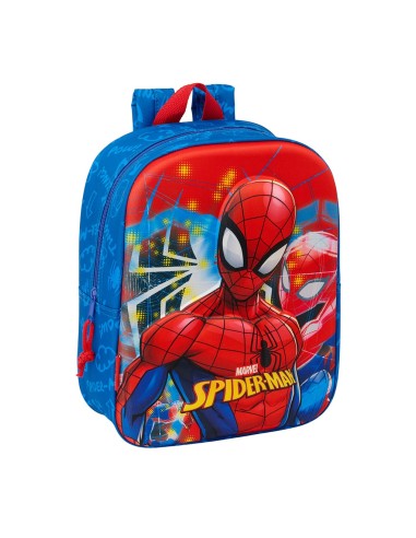 MOCHILA GUARDERIA 3D BOLSILLO RED SPIDER-MAN