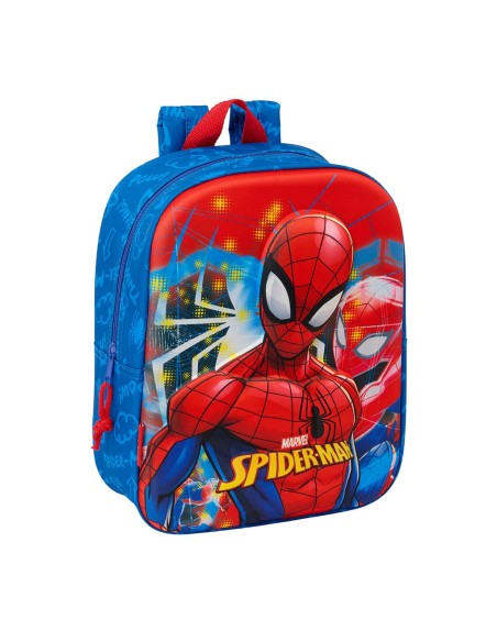 MOCHILA GUARDERIA 3D BOLSILLO RED SPIDER-MAN MOCHILA GUARDERIA 3D BOLSILLO RED SPIDER-MAN
