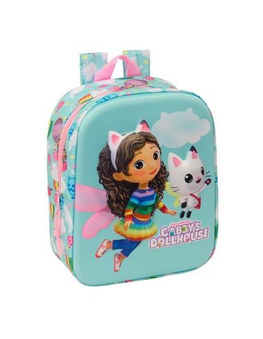 MOCHILA GUARDERIA 3D BOLSILLO RED GABBY'S DOLLHOUSE