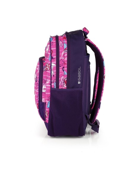 Mochila Escolar Adaptable Gabol Sticker Mochilas Escolare...