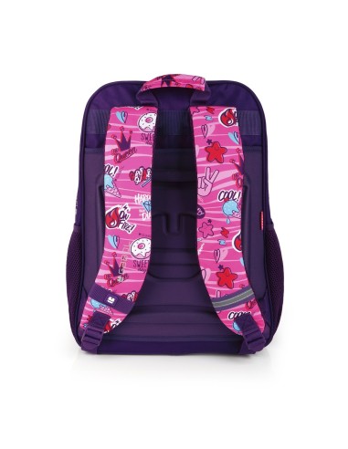 Mochila Escolar Adaptable Gabol Sticker Mochilas Escolare...