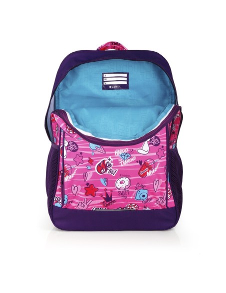 Mochila Escolar Adaptable Gabol Sticker Mochilas Escolare...