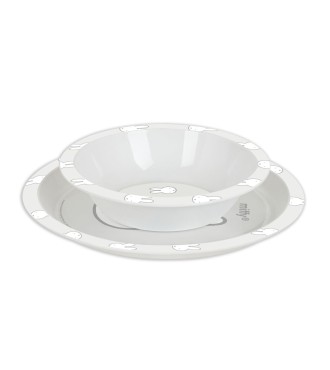 SET DE PLATOS, CUBIERTOS Y VASO MIFFY "NIEBLA" | Comprar SET DE PLA... 2