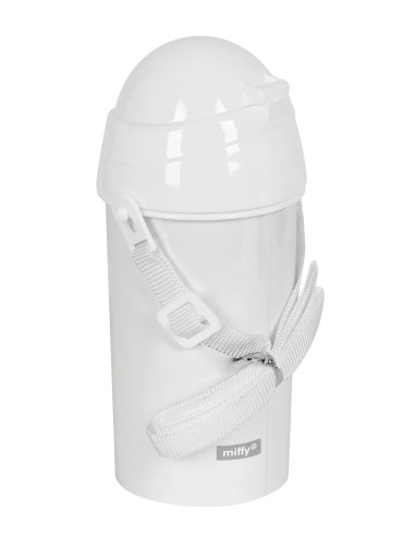 BOTELLA 500ml APERTURA AUTOM. CON PAJITA MIFFY "NIEBLA" | Comprar B...