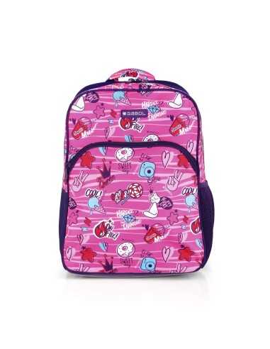 Mochila Escolar Adaptable Gabol Sticker Mochilas Escolare...