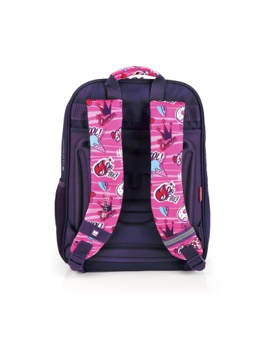 Mochila Escolar Adaptable Gabol Sticker Mochilas Escolare...