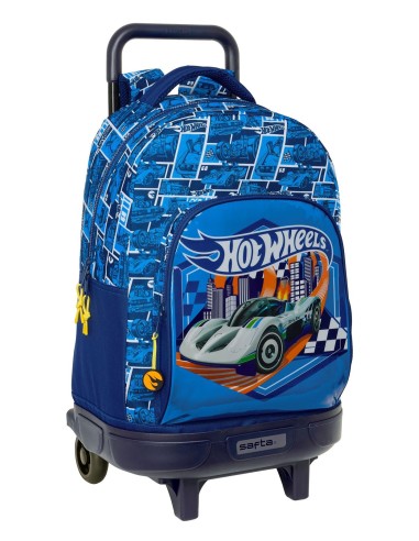 MOCHILA GDE. C/RUEDAS COMPACT EXTRAIBLE HOT WHEELS "SONNY" | Compra...