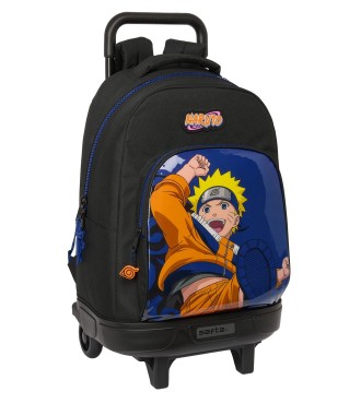 MOCHILA GDE. C/RUEDAS COMPACT EXTRAIBLE NARUTO "NINJA" | Comprar MO...