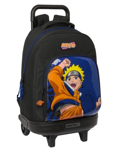 MOCHILA GDE. C/RUEDAS COMPACT EXTRAIBLE NARUTO "NINJA" | Comprar MO...