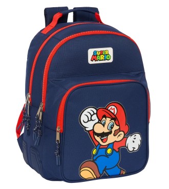 MOCHILA DOBLE ADAPT.CARRO SUPER MARIO "WORLD" | Comprar MOCHILA DOB...