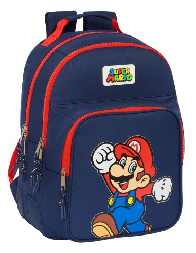 MOCHILA DOBLE ADAPT.CARRO SUPER MARIO "WORLD" | Comprar MOCHILA DOB...